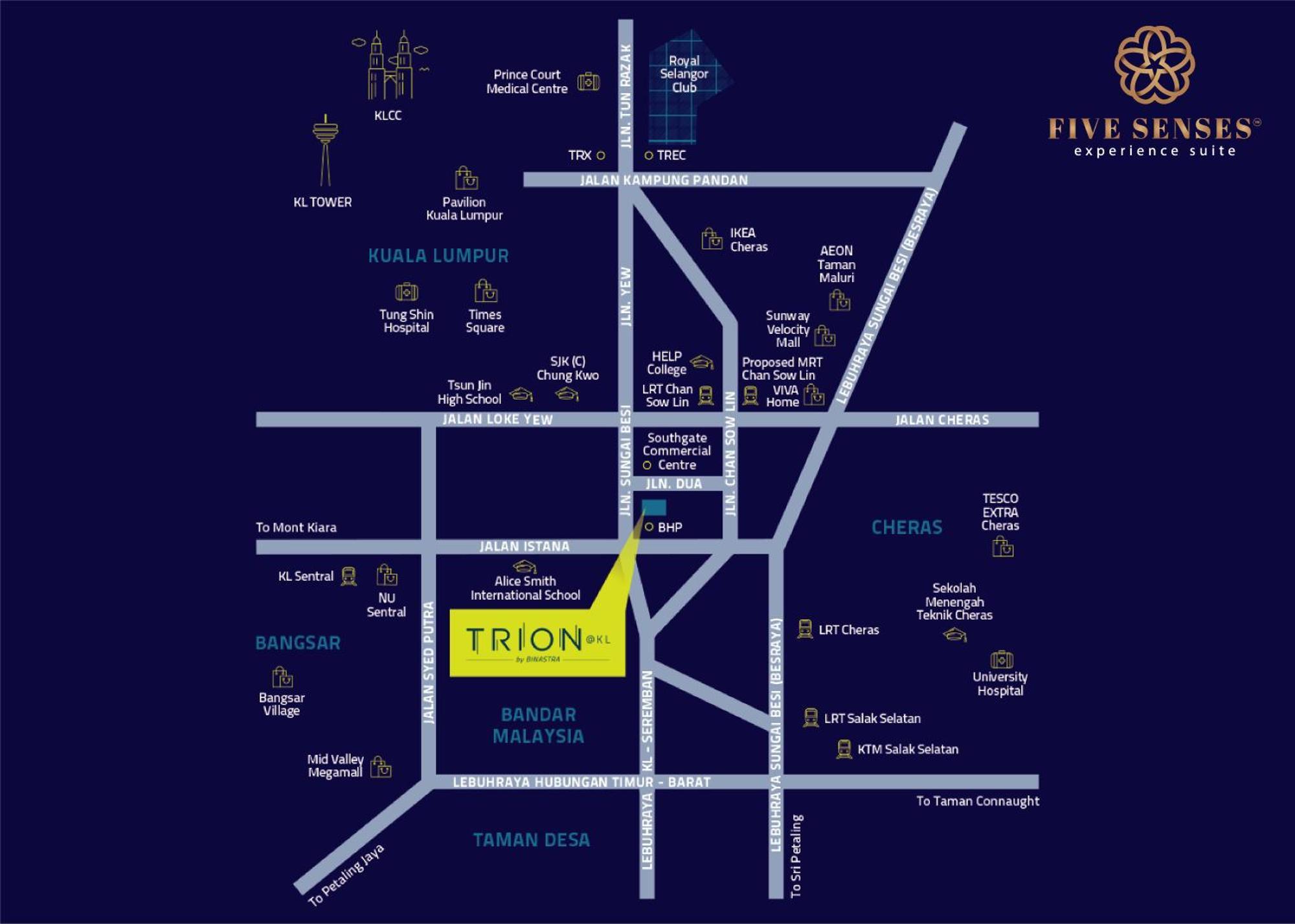 Pangsapuri Trion One By Five Senses